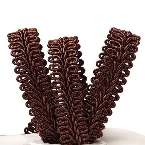 Gimp braid trim brown - 5/8"gimp,